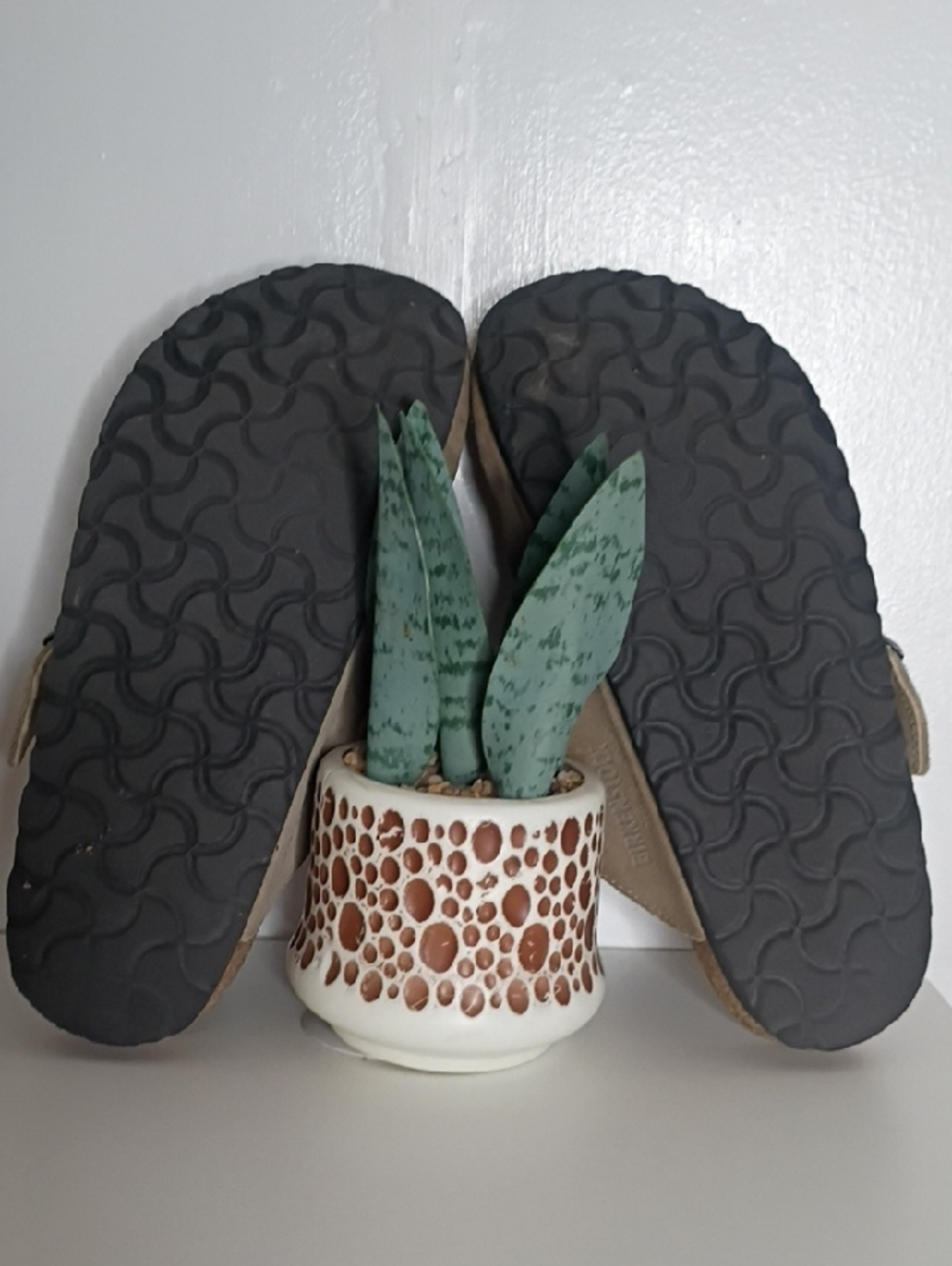 Birkenstock Boston Taupe Suede Clog with Buckle size 38 women's 7 mens 5 Sharpe - Picture 8 of 14
